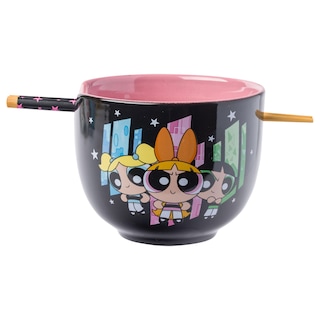 Foto 1 | Cuenco De Arroz Con Fideos Ramen De Cerámica, Plateado, Buffalo Powerpuff Girls - Venta Internacional.