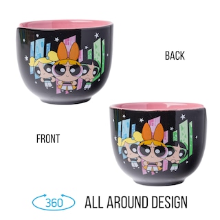 Foto 2 | Cuenco De Arroz Con Fideos Ramen De Cerámica, Plateado, Buffalo Powerpuff Girls - Venta Internacional.