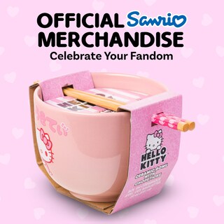 Foto 2 | Cuenco Para Arroz Con Fideos Ramen Silver Buffalo Hello Kitty 600 Ml Rosa - Venta Internacional.