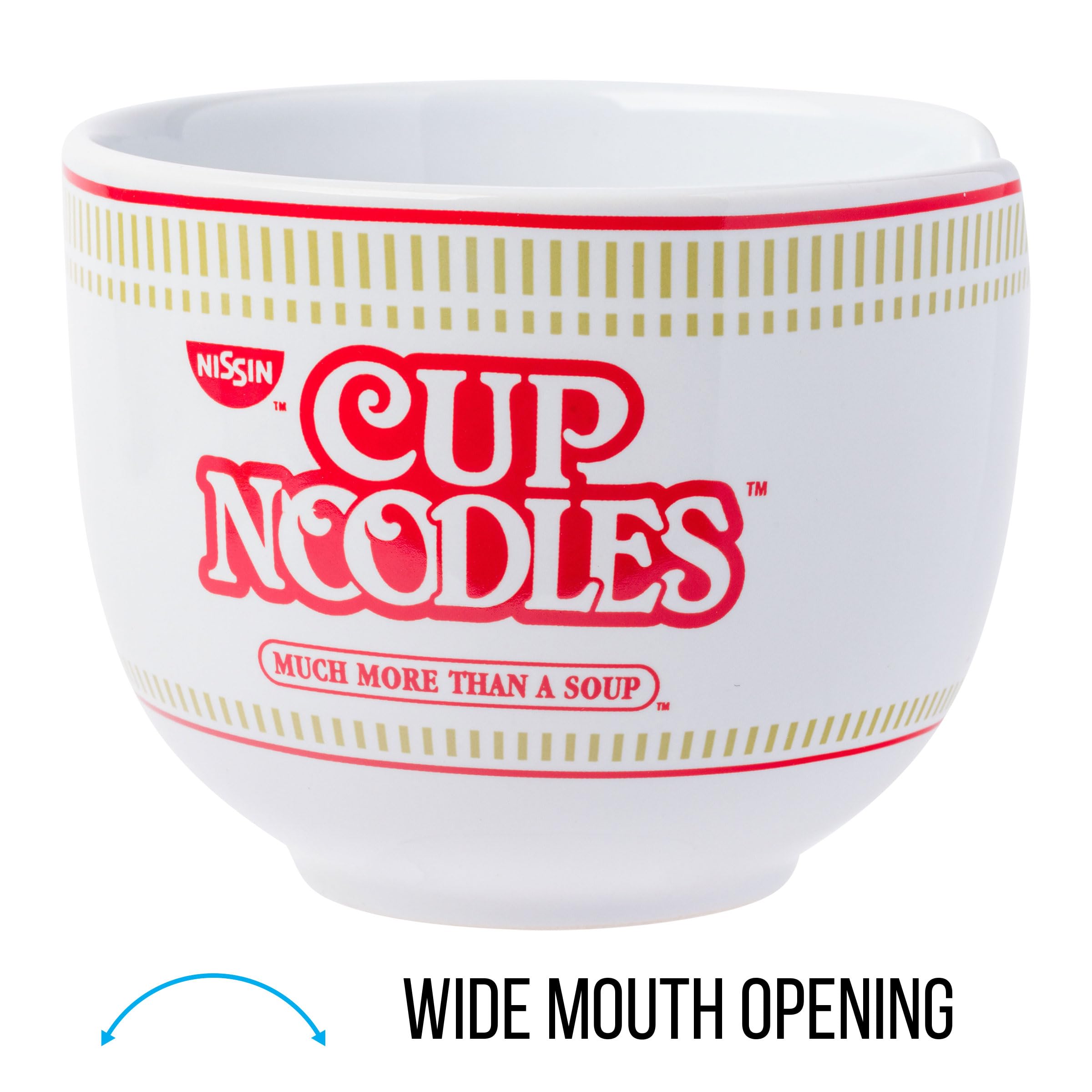 Foto 3 | Cuenco De Arroz Con Fideos Ramen De Cerámica Silver Buffalo Nissin  600 Ml - Venta Internacional.