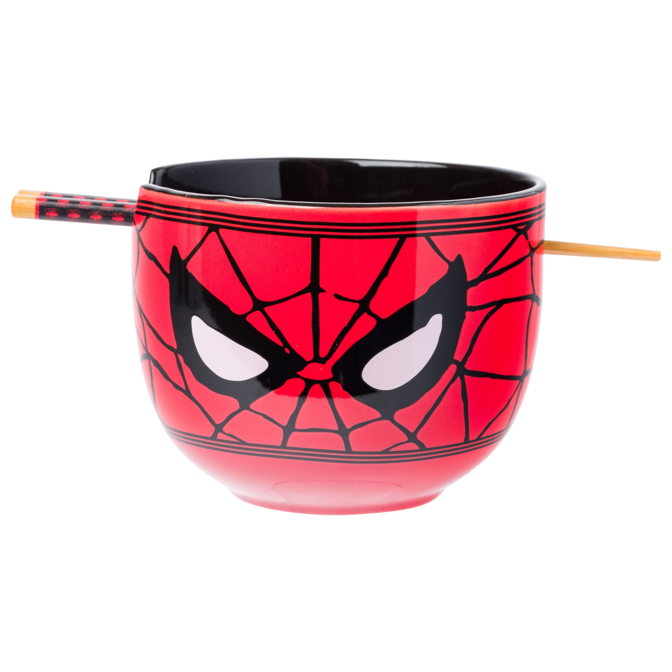 Foto 2 pulgar | Cuenco De Arroz Con Fideos Ramen De Cerámica Marvel Avengers Spider-man - Venta Internacional.
