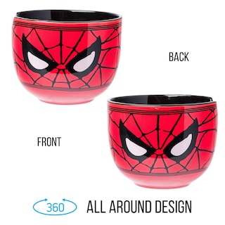 Foto 3 | Cuenco De Arroz Con Fideos Ramen De Cerámica Marvel Avengers Spider-man - Venta Internacional.