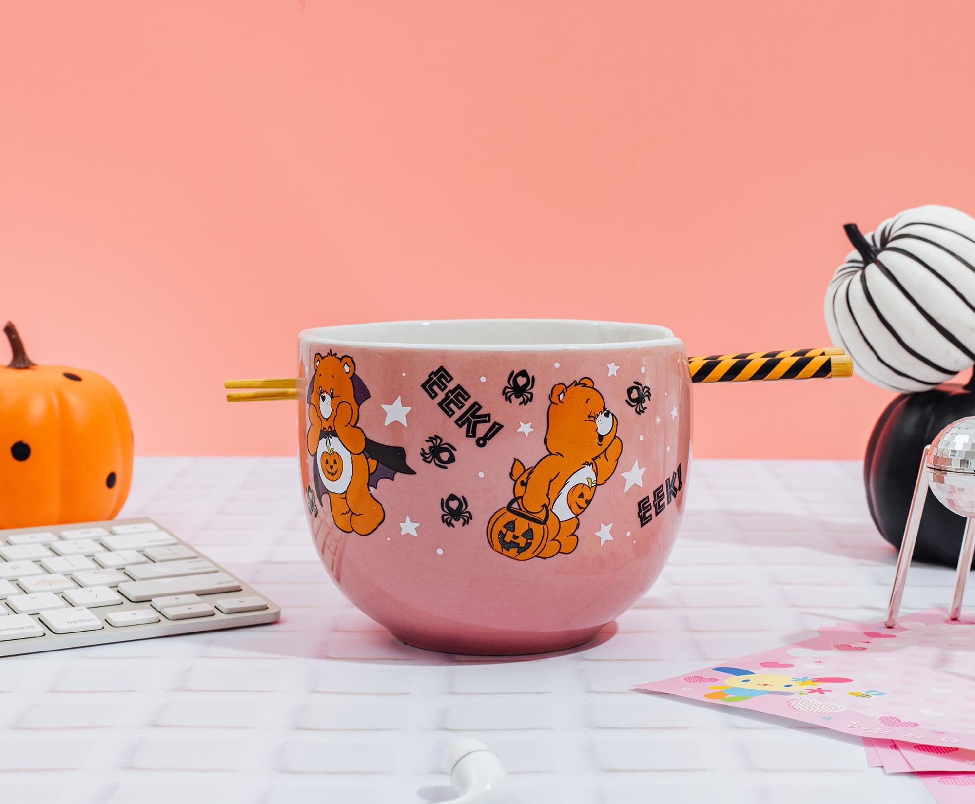 Foto 3 pulgar | Cuenco Para Ramen Plateado Buffalo Care Bears Halloween  600 Ml - Venta Internacional.