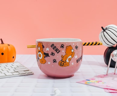 Foto 2 | Cuenco Para Ramen Plateado Buffalo Care Bears Halloween 600 Ml - Venta Internacional.