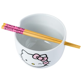 Foto 1 | Cuenco Para Ramen Silver Buffalo Sanrio Hello Kitty De 600 Ml Con Palillos - Venta Internacional.