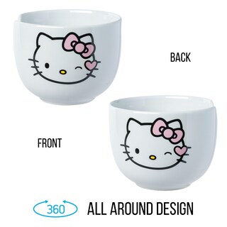 Foto 2 | Cuenco Para Ramen Silver Buffalo Sanrio Hello Kitty De 600 Ml Con Palillos - Venta Internacional.