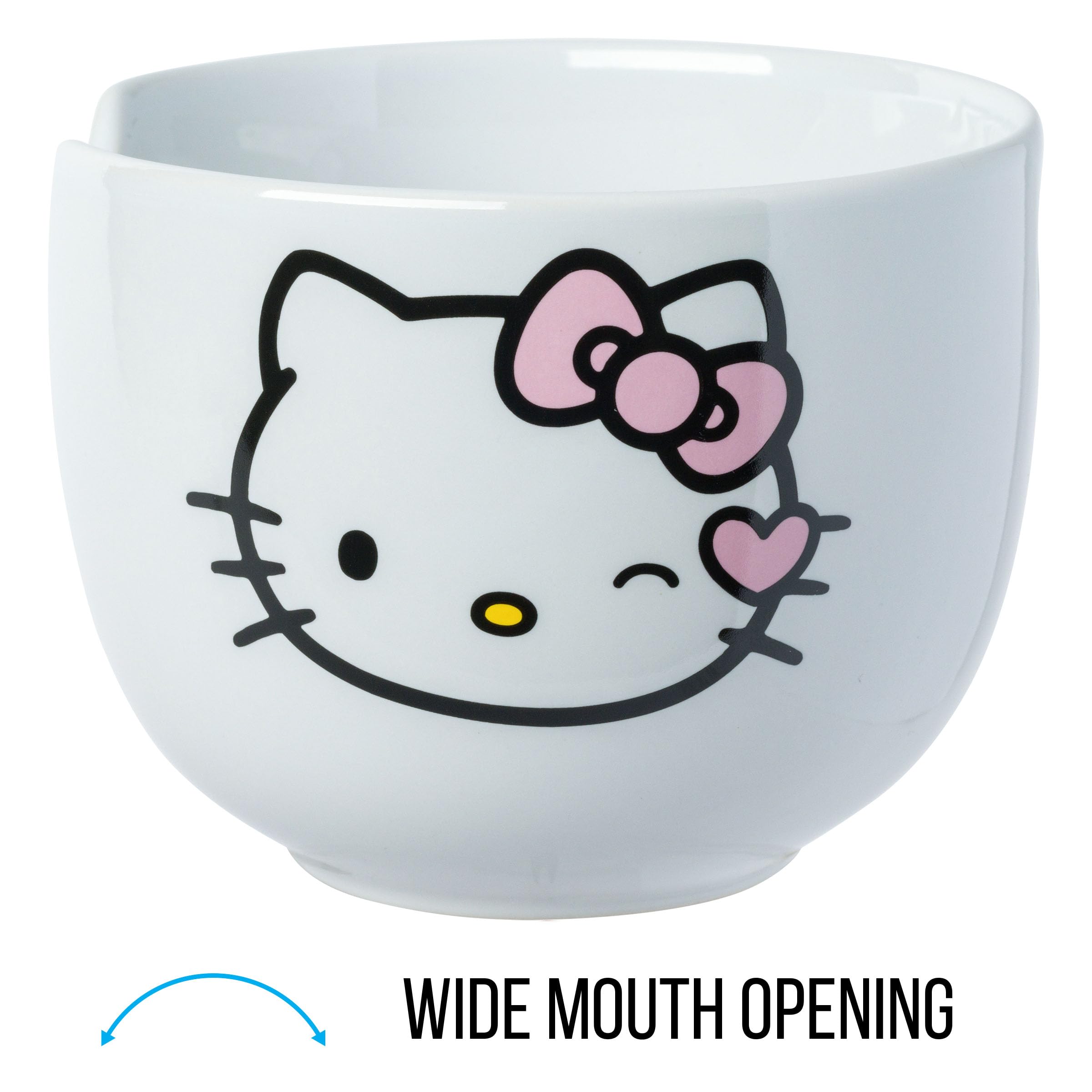 Foto 4 pulgar | Cuenco Para Ramen Silver Buffalo Sanrio Hello Kitty De 600 Ml Con Palillos - Venta Internacional.