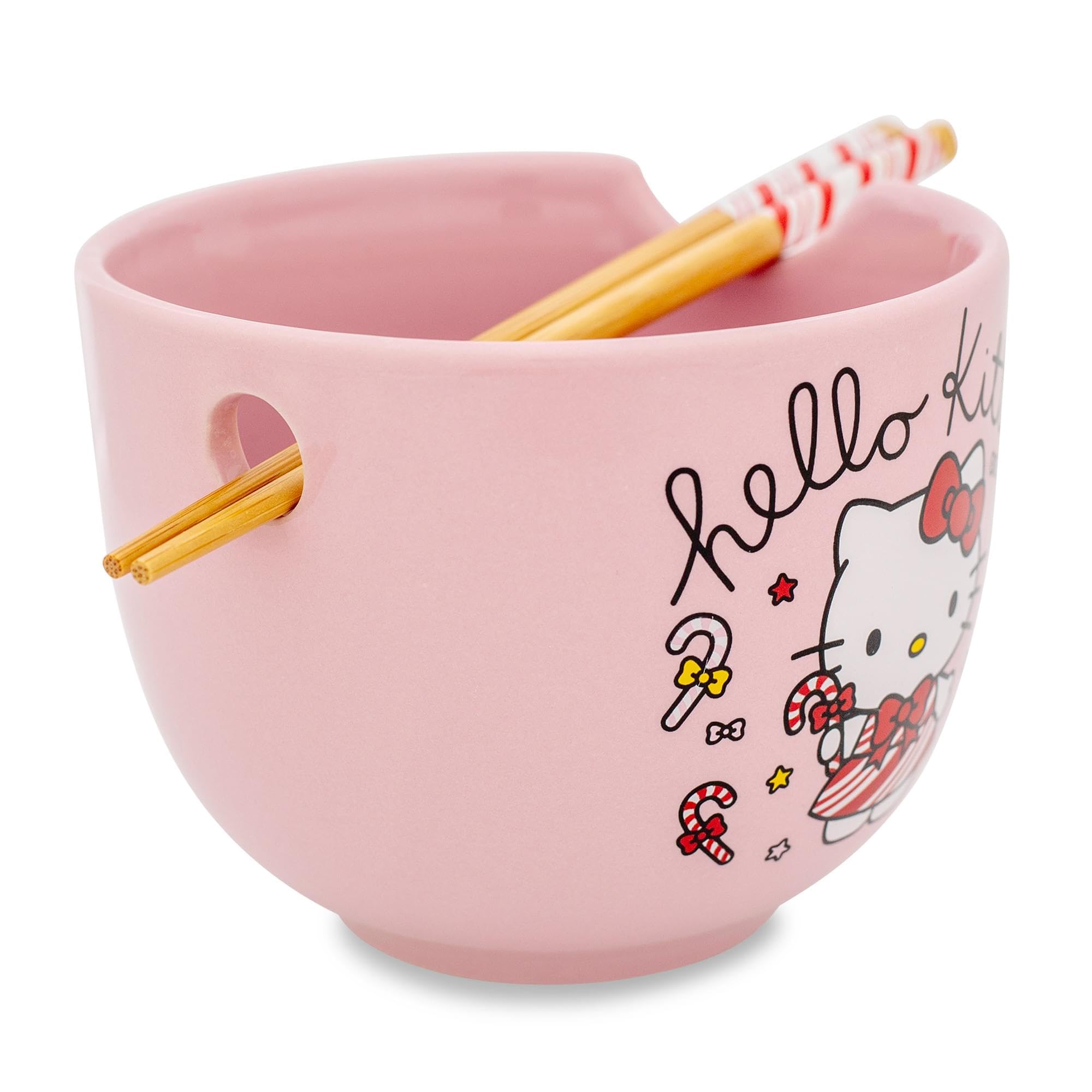 Foto 2 | Juego De Vajilla Ramen Silver Buffalo Hello Kitty Holiday - Venta Internacional.