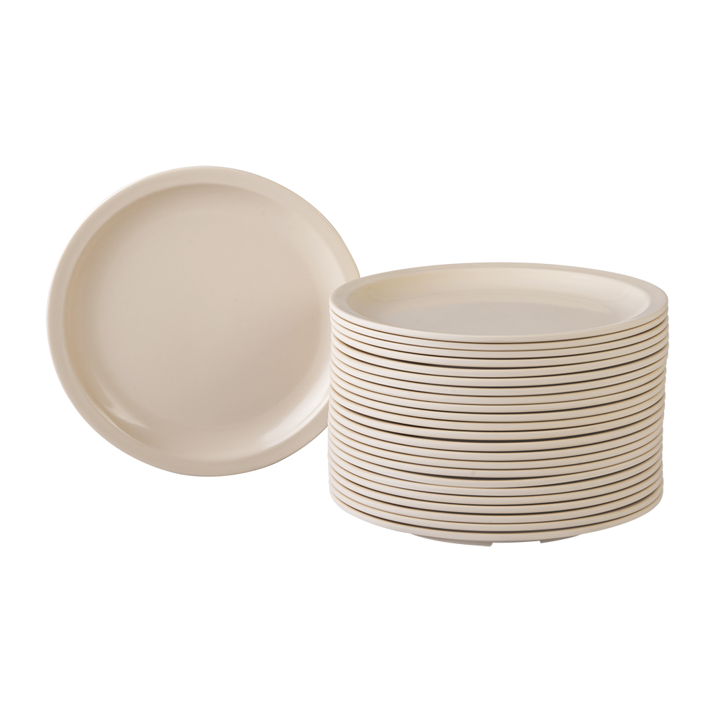 Plato Trinche Chico De Melamina 19 Cm 24 Piezas Santa Anita
