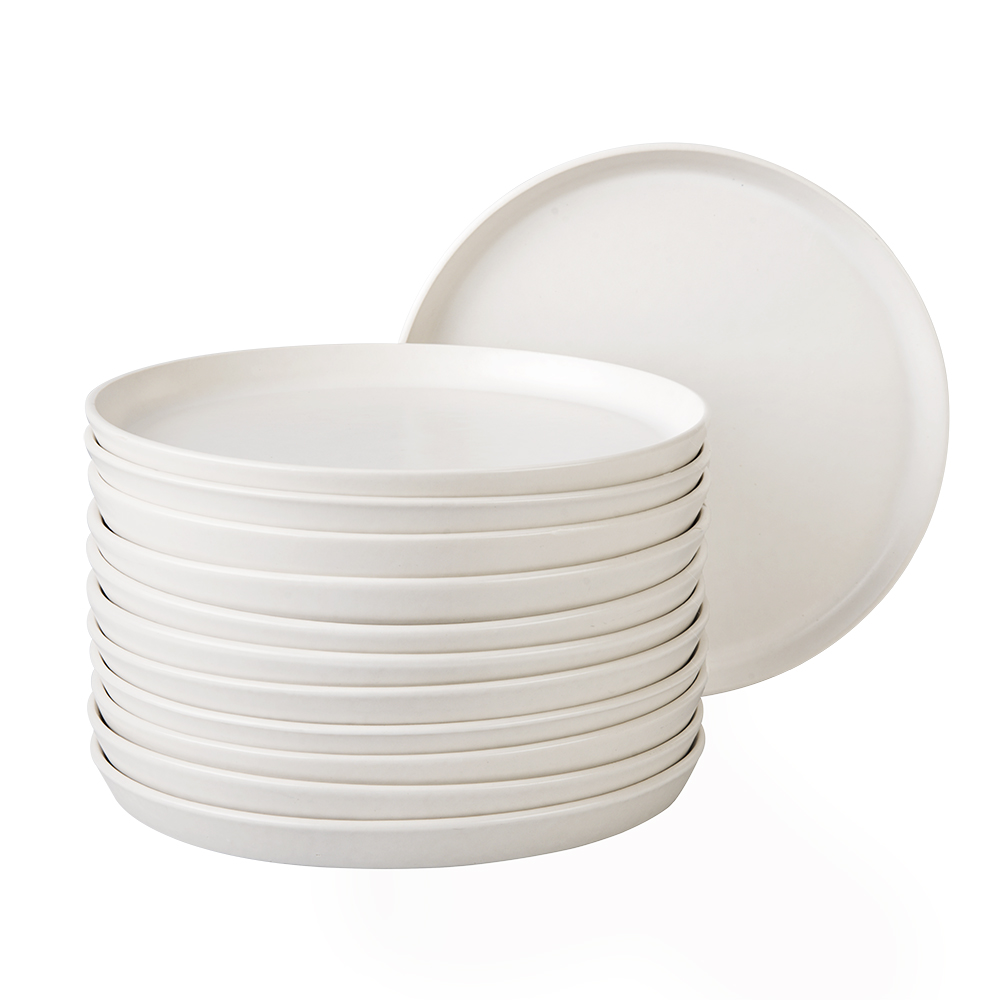 Foto 2 pulgar | Juego De 12 Platos Gourmet De Cerámica Santa Anita De 18 Cm Color Blanco Alaska