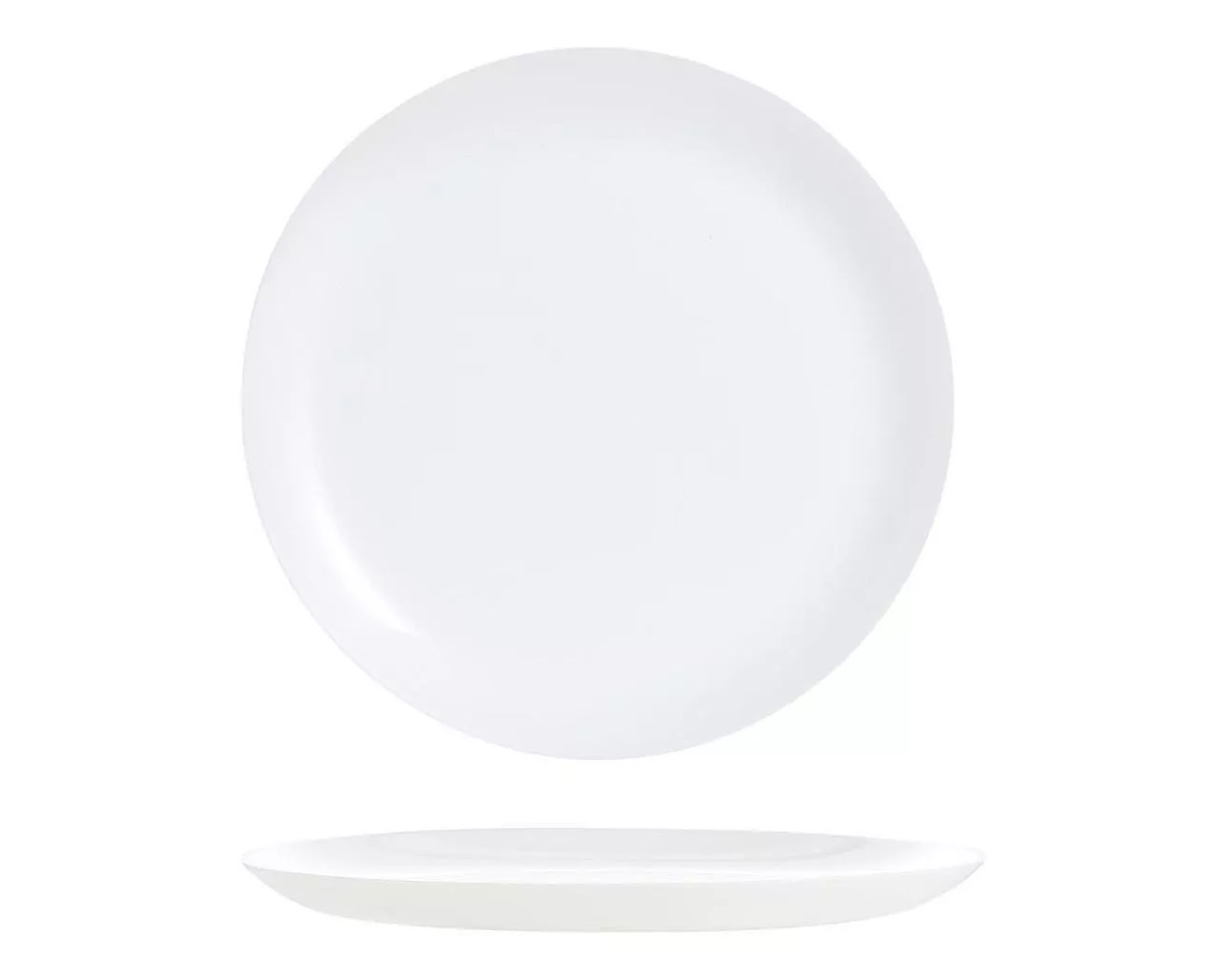 Juego de 4 Platos Modernos Postre Luminarc Diwali color Blanco de Opal