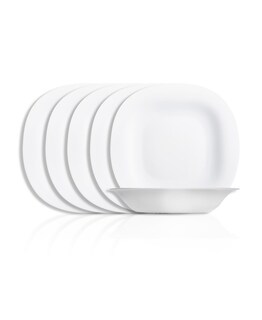Foto 1 | Juego de 6 Platos Luminarc Carine color Blanco Hondo de Opal