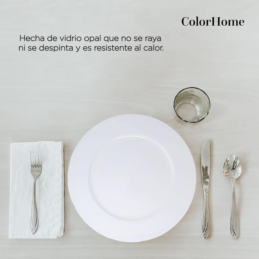 Foto 5 | Vajilla ColorHome Opal 48 Piezas Blanca