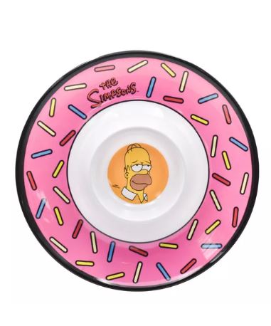 Plato Botanero Salsero Los Simpson de Melamina $452