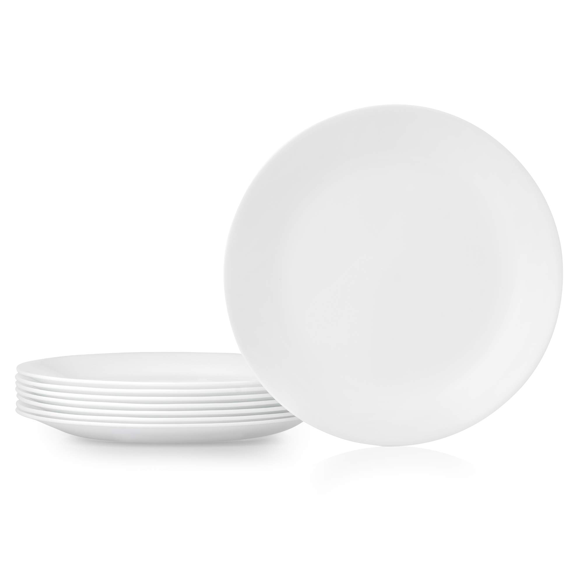 Foto 1 | Juego de Platos Llanos Corelle Vitrelle Blancos 8 Piezas - Venta Internacional