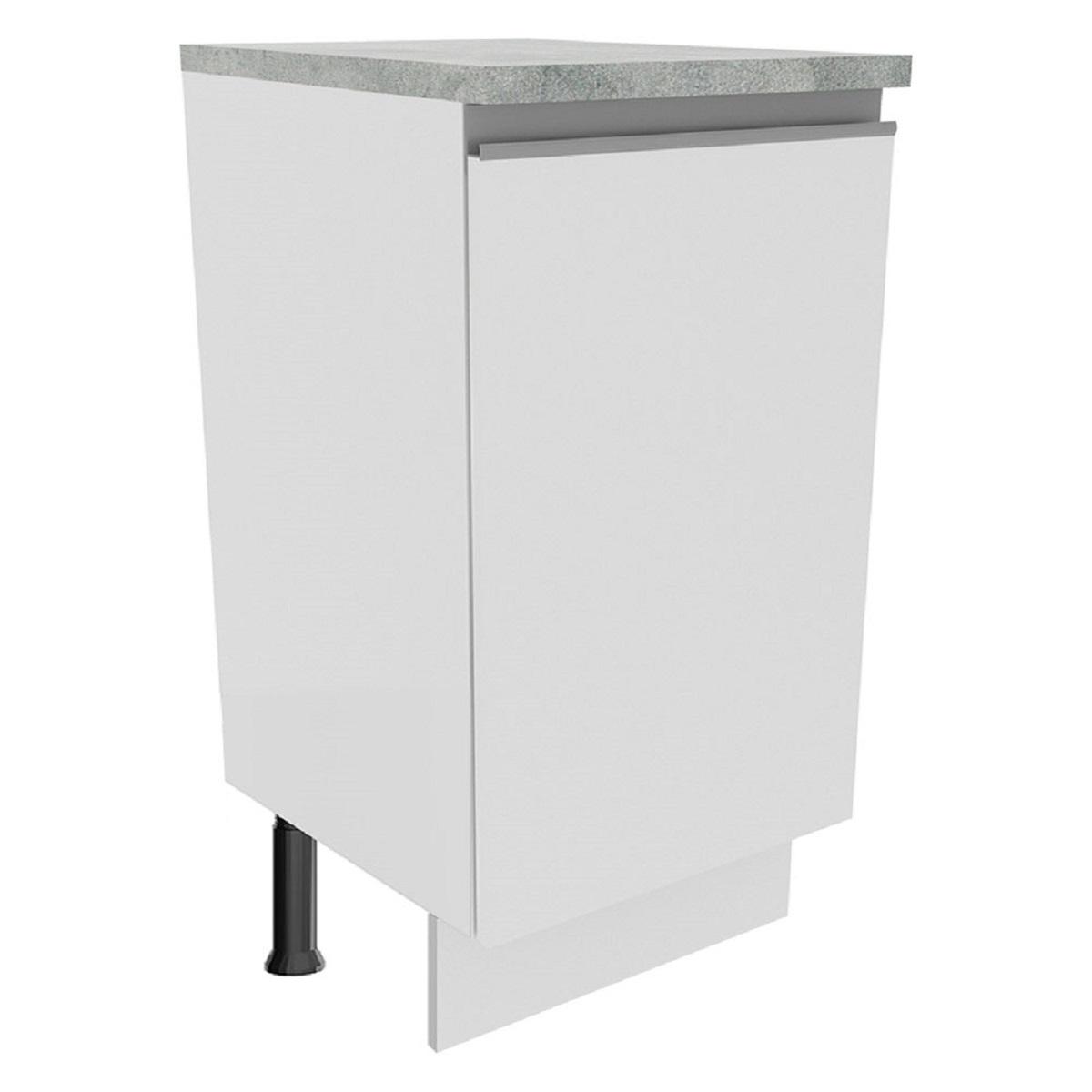 Foto 2 pulgar | Mueble de Cocina MADESA G2440009GL color Blanco 1 Puerta 40 CM