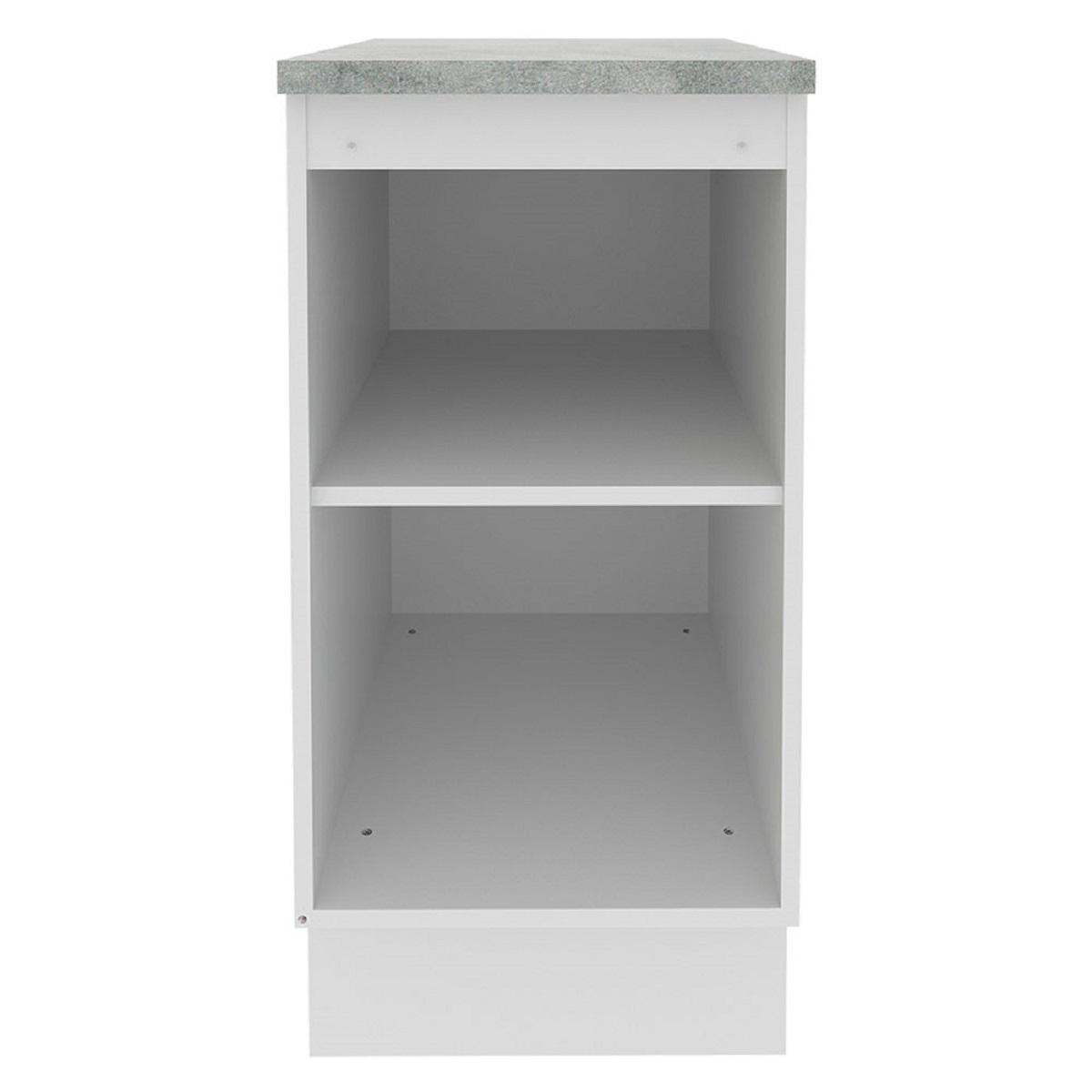 Foto 7 pulgar | Mueble de Cocina MADESA G2440009GL color Blanco 1 Puerta 40 CM