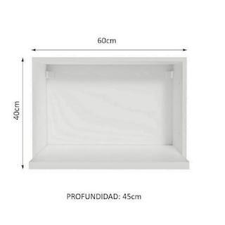 Foto 3 | Alacena Madesa G2560609PR color Blanco para Horno 1 Compartimento