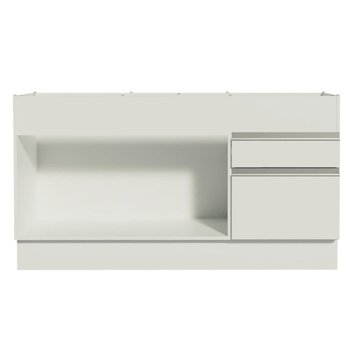 Foto 6 pulgar | Mueble de Cocina MADESA G2415309GL color Blanco 2 Cajones 2 Puertas 150 CM