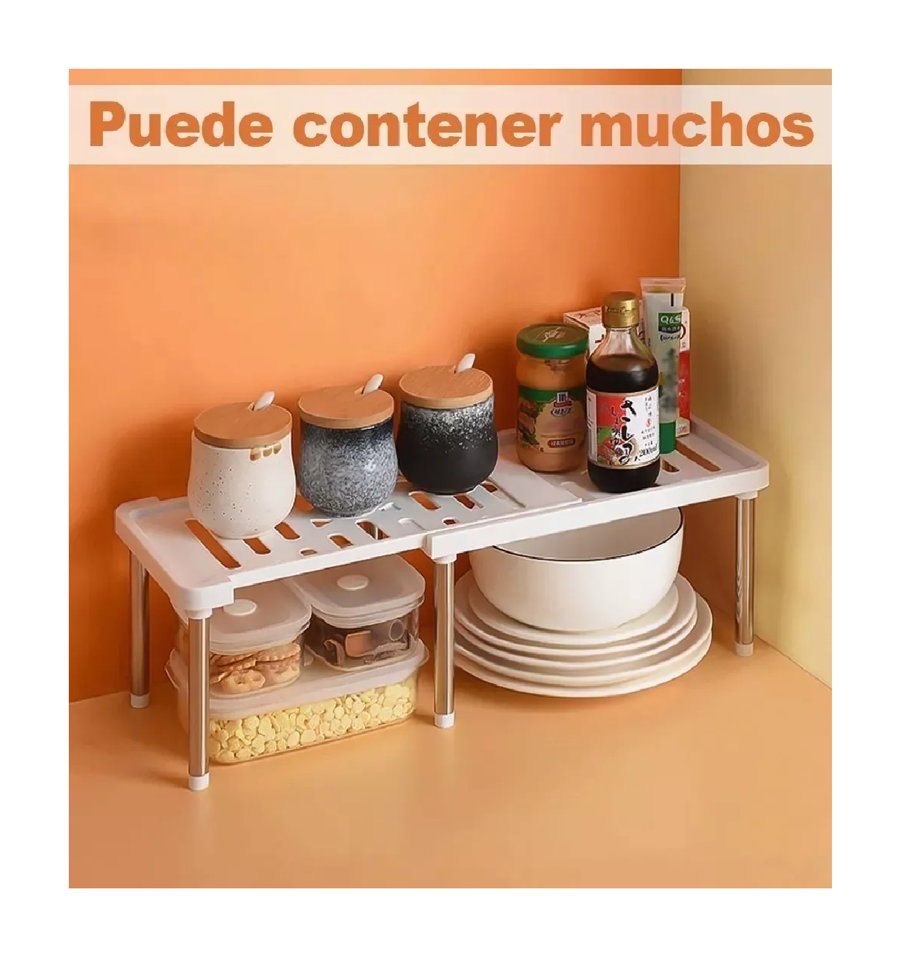 Foto 4 pulgar | Repisa Extensible para Cocina Belug color Gris