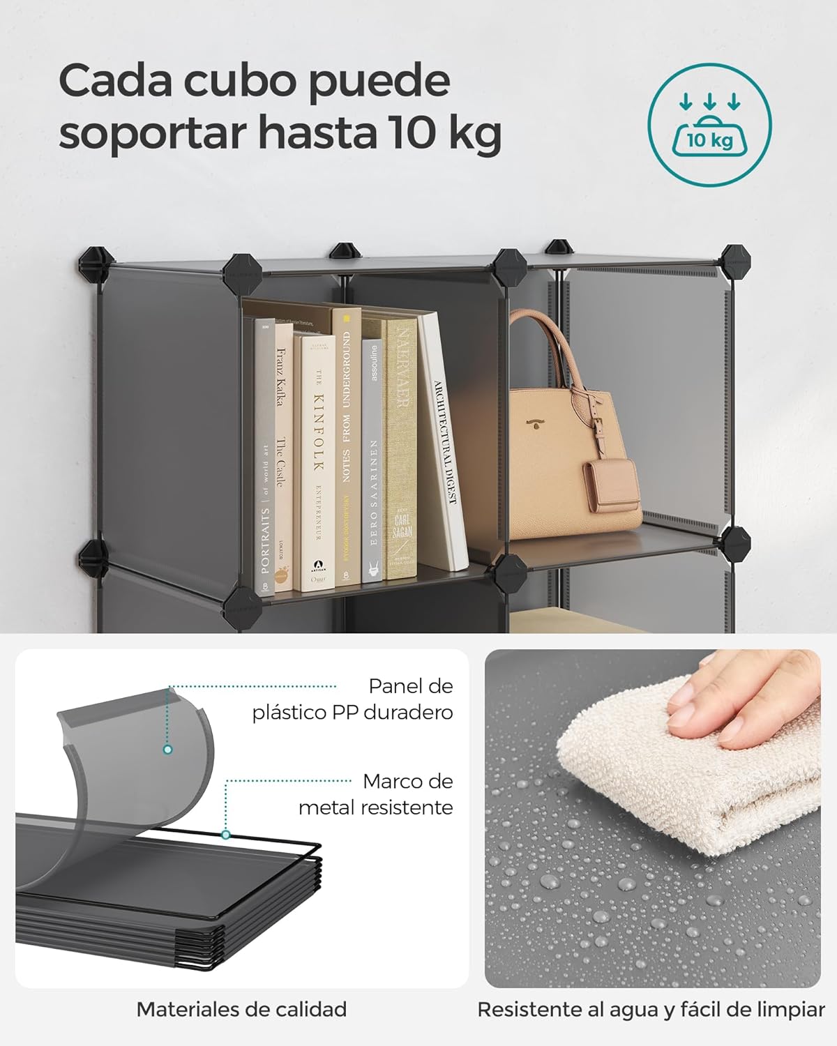 Foto 5 | Organizador Modular Songmics para Zapatos 6 Compartimentos