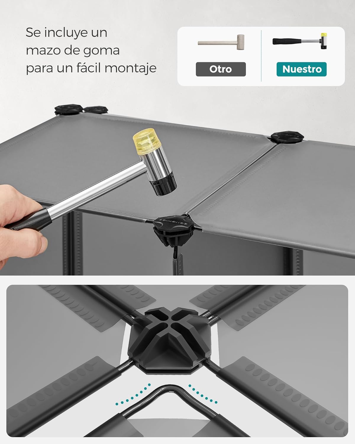 Foto 8 | Organizador Modular Songmics para Zapatos 6 Compartimentos