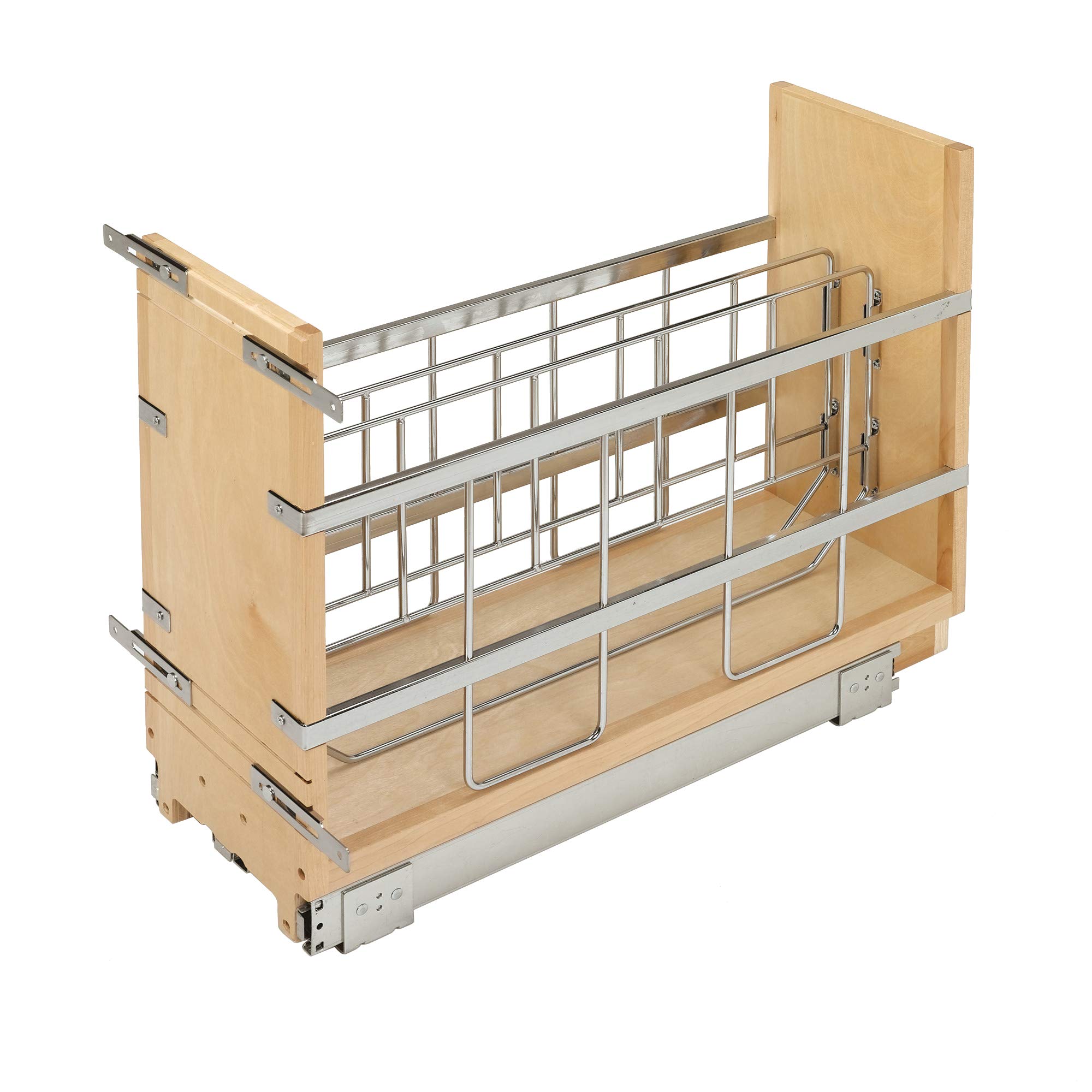 Organizador Extraíble Para Utensilios De Cocina Rev-a-shelf 447-bcbbsc-5c De Madera - Venta Internacional.