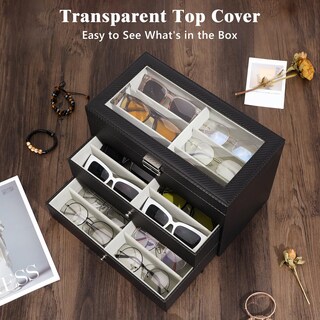Foto 5 | Organizador de Gafas Moko 3 Niveles Negro - Venta Internacional
