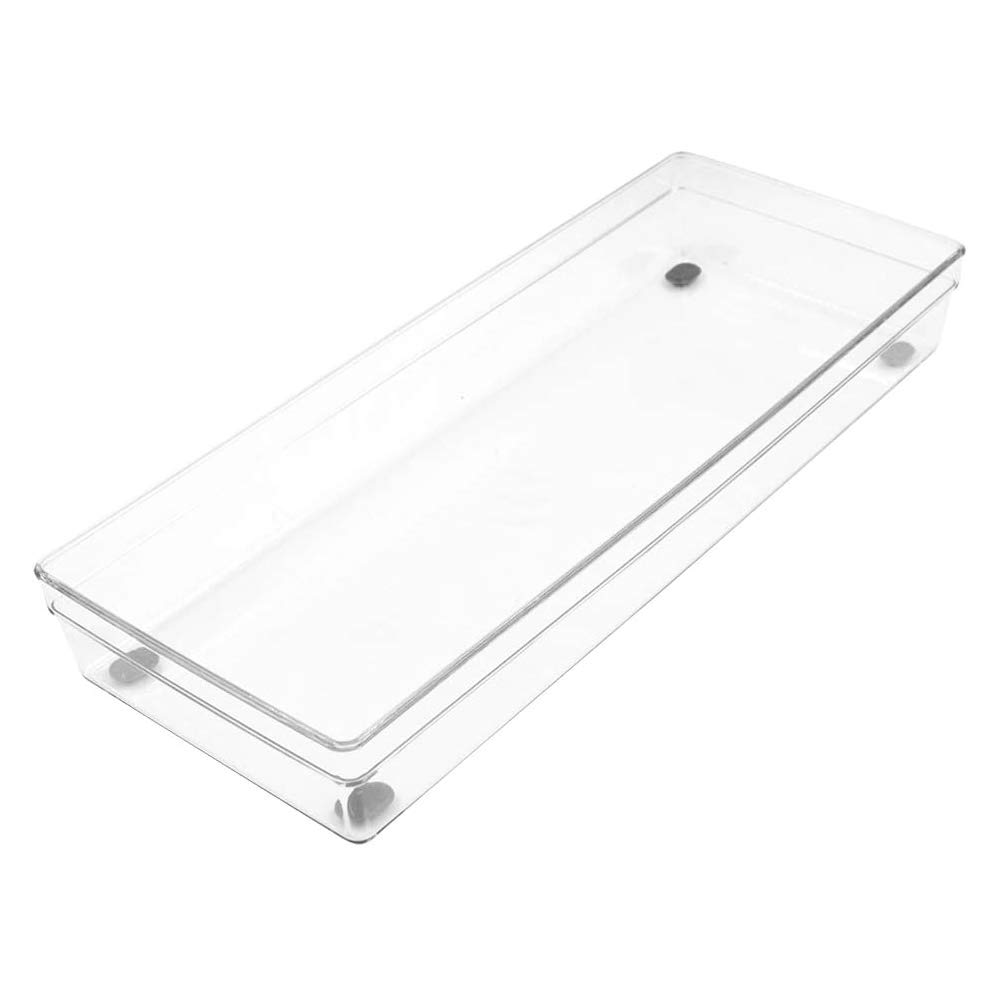 Foto 1 | Bandeja De Almacenamiento Glad De Plástico Resistente, 15 X 6 Cm, Transparente - Venta Internacional.