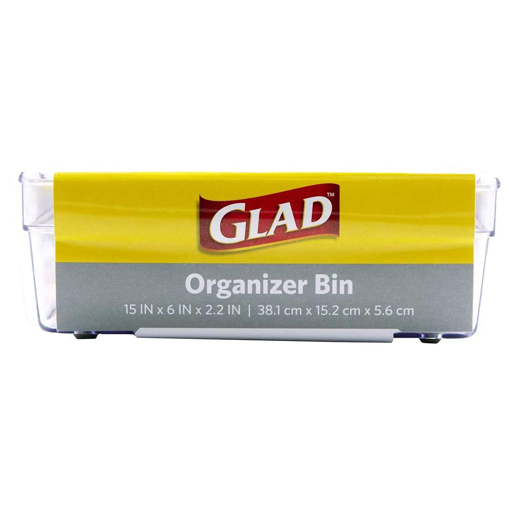 Foto 6 pulgar | Bandeja De Almacenamiento Glad De Plástico Resistente, 15 X 6 Cm, Transparente - Venta Internacional.