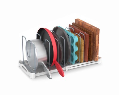 Foto 1 | Organizador De Utensilios Para Hornear Everie Estante Ajustable Con Tapa Para Ollas - Venta Internacional.