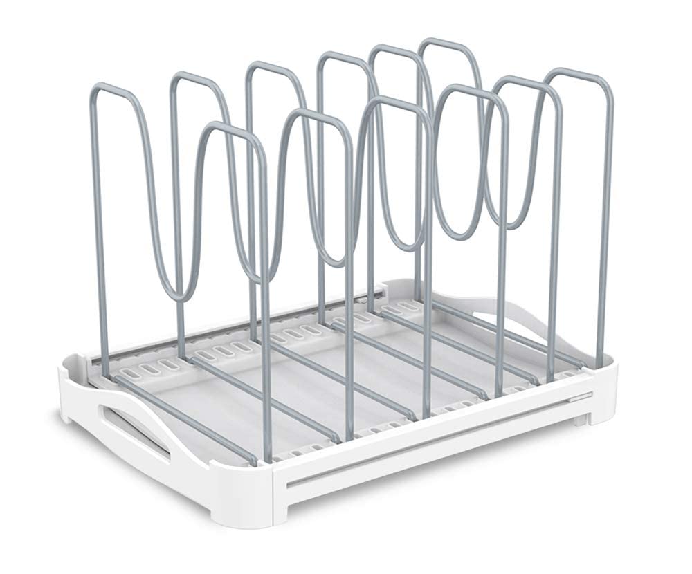 Foto 6 pulgar | Organizador De Utensilios Para Hornear Everie  Estante Ajustable Con Tapa Para Ollas - Venta Internacional.