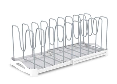 Foto 6 | Organizador De Utensilios Para Hornear Everie Estante Ajustable Con Tapa Para Ollas - Venta Internacional.