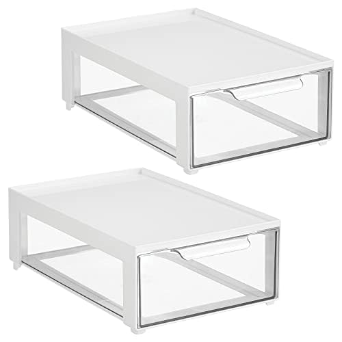 Foto 1 | Papelera Organizadora De Almacenamiento Mdesign Lumiere Con Cajón Extraíble  Paquete De 2 - Venta Internacional.