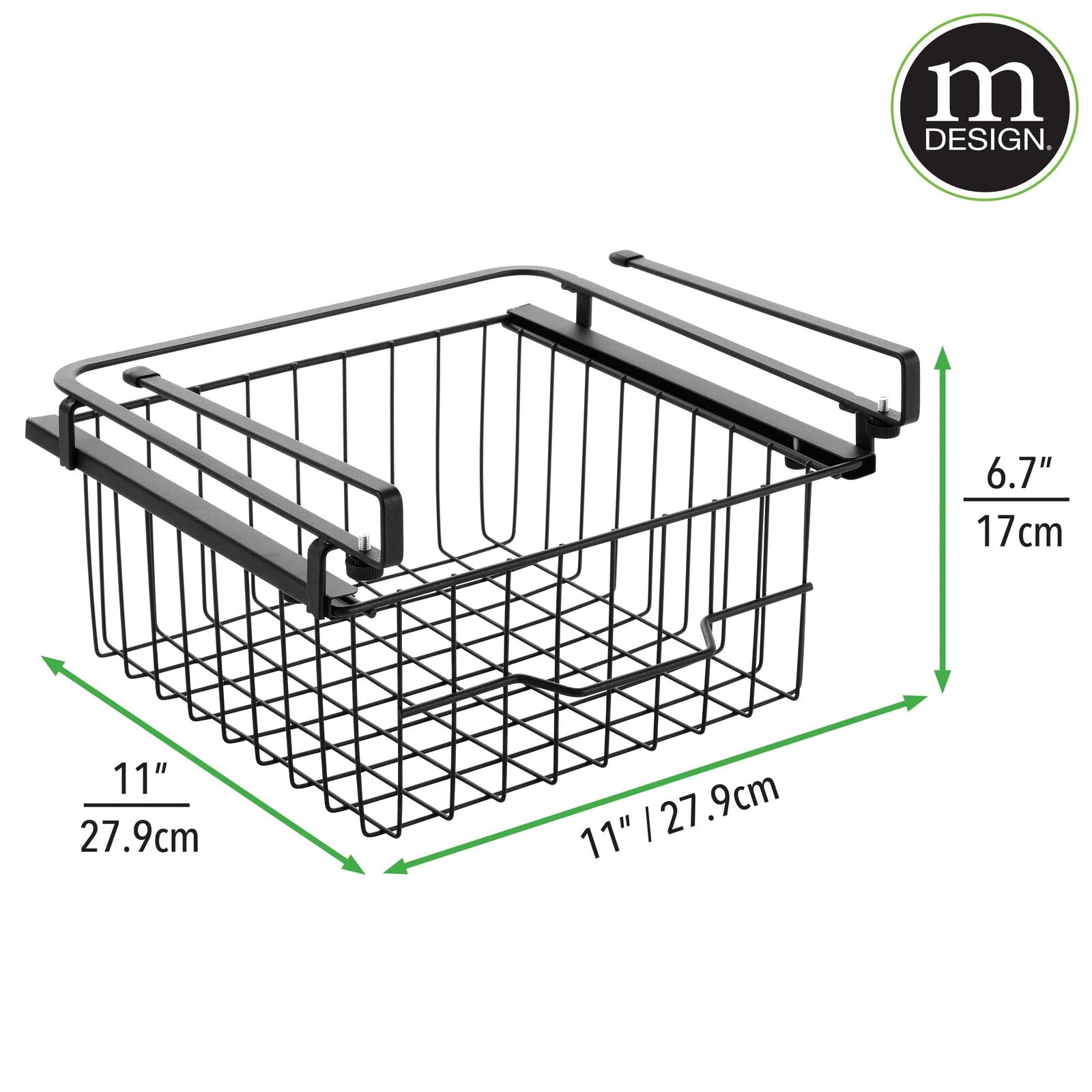Foto 4 pulgar | Cajonera Plegable Colgante Con Diseño M  Compacta  De Metal Negro - Venta Internacional.