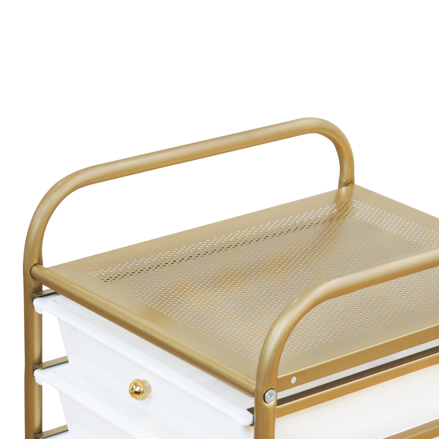 Foto 3 pulgar | Carrito Organizador de Cocina Andromeda Inc Blanco con Dorado 6 Niveles