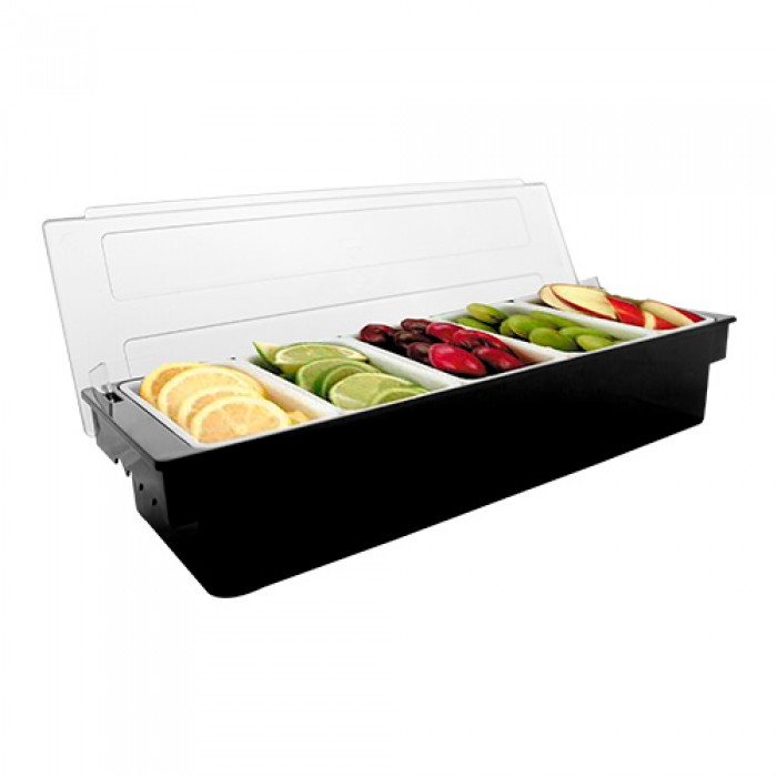 Foto 2 | Caja Para Condimentos Caledonia Caco-4 Plástico Abs, Ps Y Pp, Con 4 Compartimentos Removibles Y Tapa Acrílica