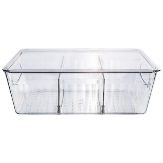Foto 1 | Contenedor Acrilico Ideën Transparente 3 Divisiones con Tapa