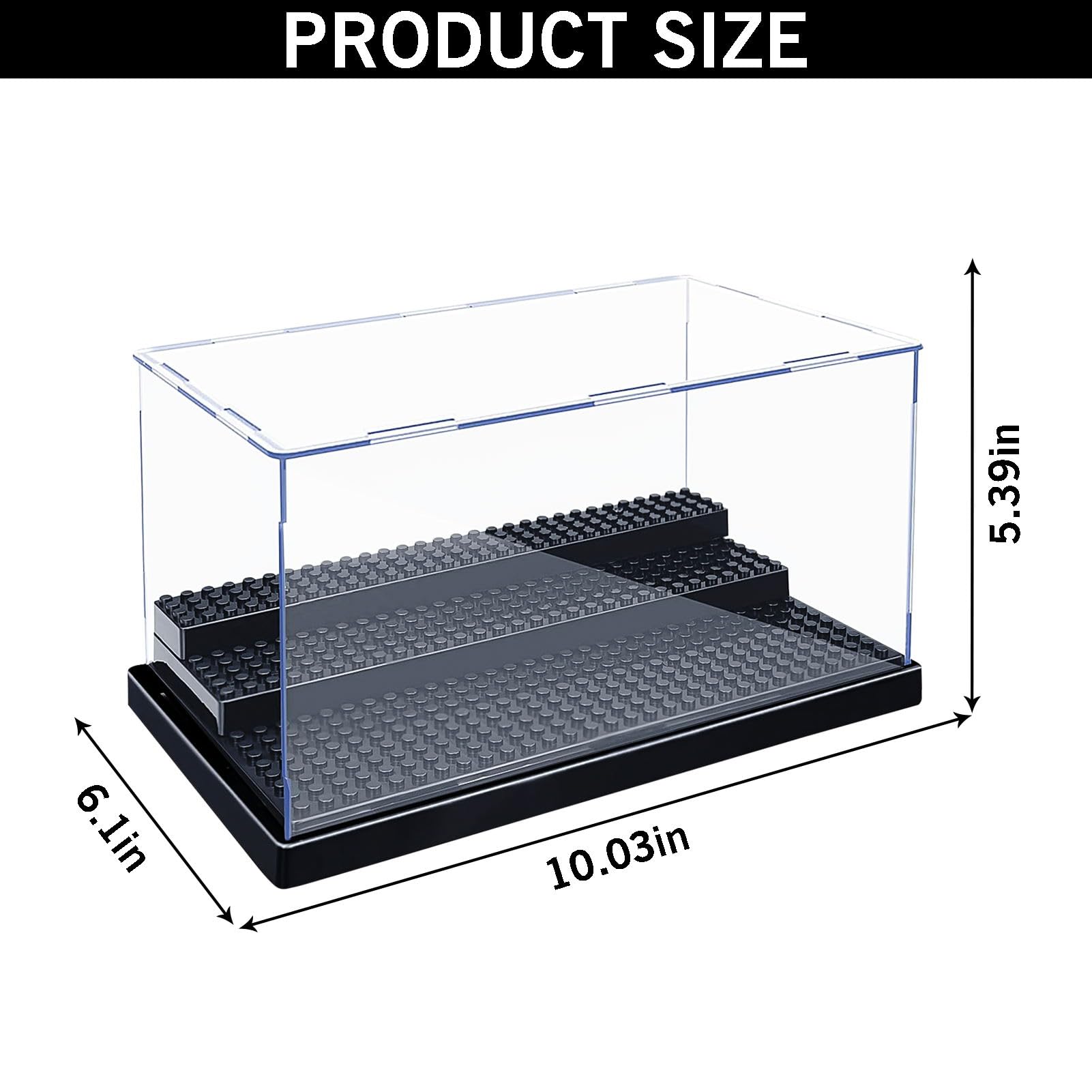Foto 3 pulgar | Vitrina Genérica De Acrílico Negro Para Minifiguras Para 35 Figuras - Venta Internacional.