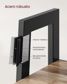 Foto 6 | Estante Tipo Escalera Shelf Vasagle De 4 Niveles Para Sala De Estar O Dormitorio