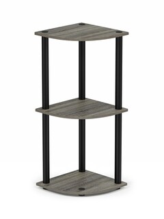 Foto 3 | Expositor De Esquina Furinno Turn-n-tube De 3 Niveles, Roble Francés - Venta Internacional.