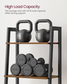 Foto 5 | Ladder Shelf Vasagle Ulls44x - Estantería Para Libros De 4 Niveles - Venta Internacional.