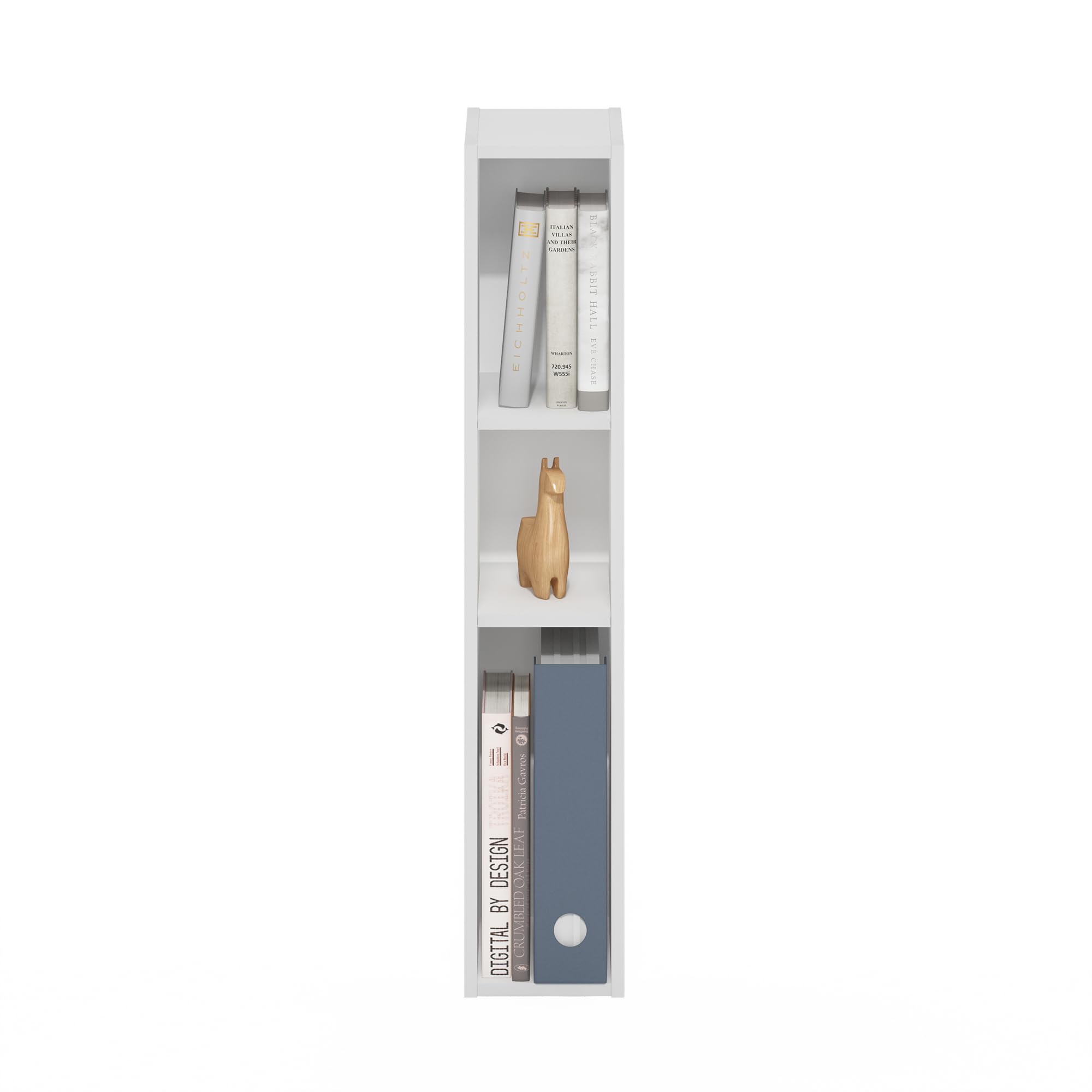 Foto 6 | Estantería De Almacenamiento Furinno Fulda, 3 Niveles, Blanca, 15 Cm - Venta Internacional.