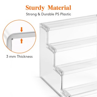 Foto 6 | Soporte Elevador De Pantalla Lifewit, 4 Niveles, Plástico Transparente, 22,83 Cm, Paquete De 1 - Venta Internacional.