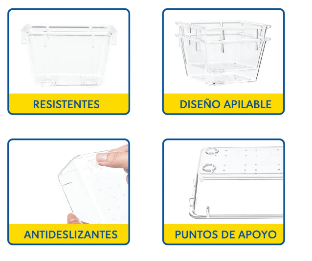 Foto 3 | Kit Xtellar De Contenedores Organizadores Plástico Premium, Pack De 25 Multiusos