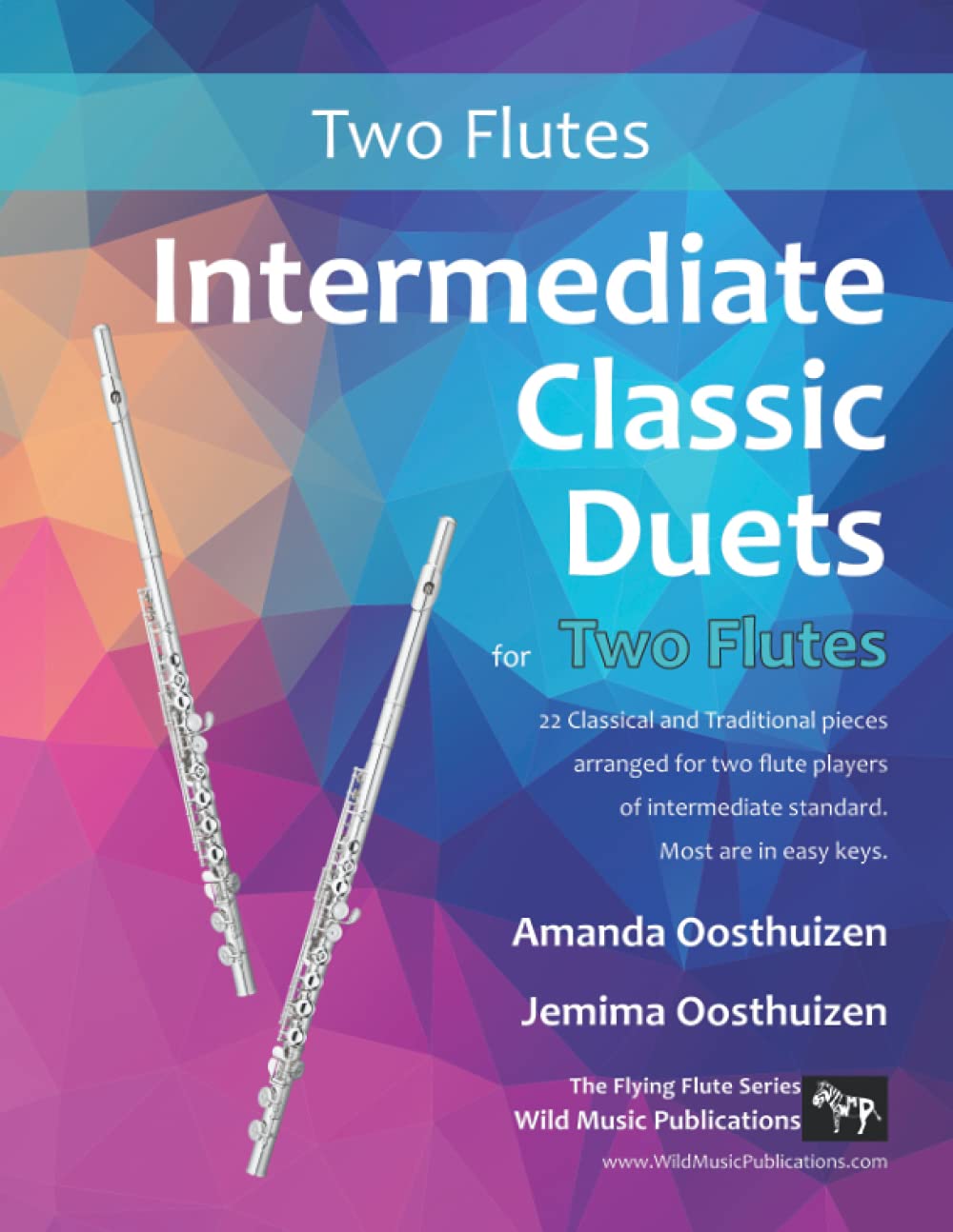 Partitura Genérica: Dúos Clásicos Intermedios Para Dos Flautas - Venta Internacional. $502