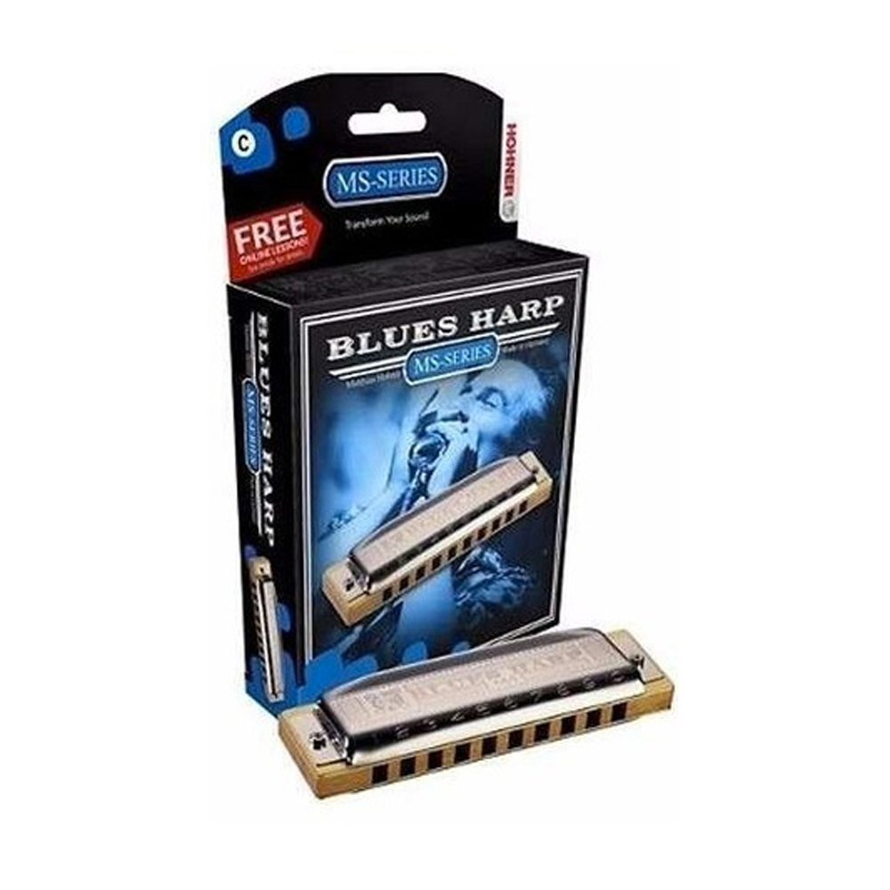 Foto 3 pulgar | Armónica en Sol G Hohner Plateada Blues Harp