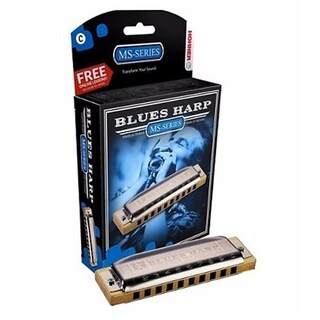 Foto 2 | Armónica Hohner Plateada en Do C Blues Harp