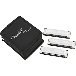 Foto 1 | Harmonica Fender Blues Deluxe, Paquete De 3 Con Funda (c, G, A) - Venta Internacional.