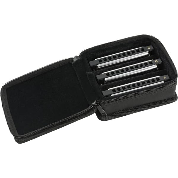 Foto 3 pulgar | Harmonica Fender Blues Deluxe, Paquete De 3 Con Funda (c, G, A) - Venta Internacional.
